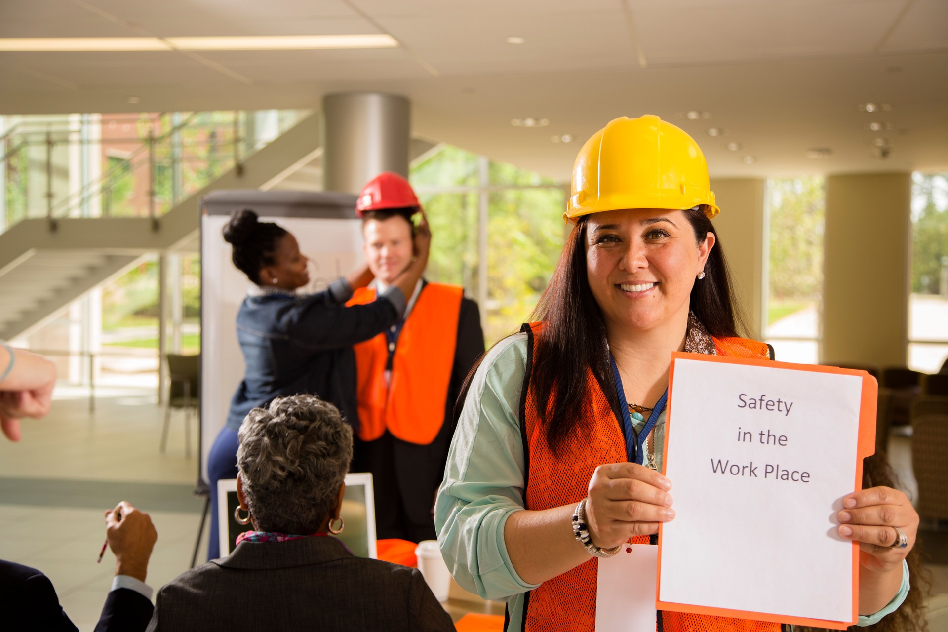 Safety in the workplace. Presentation to construction workers.